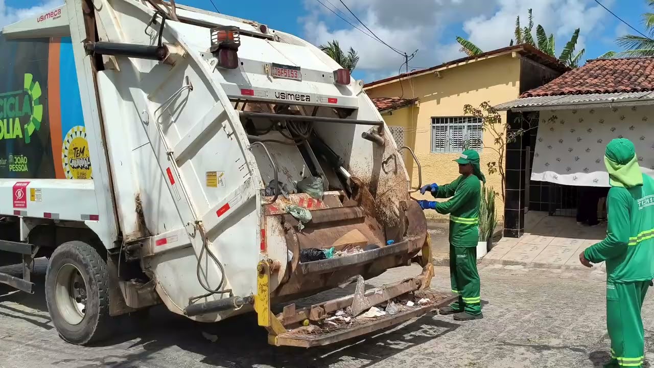 coletores de lixo da prefeitura de João pessoa