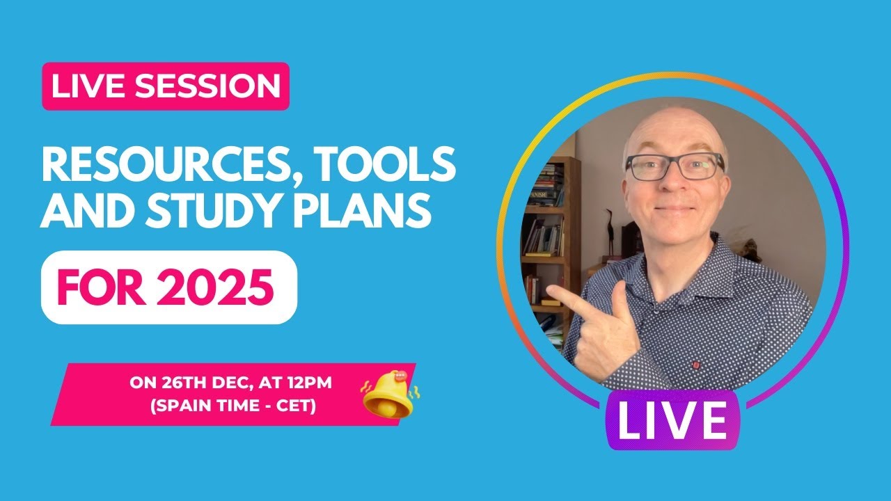 English Resources, Tools and Study Plans for 2025
