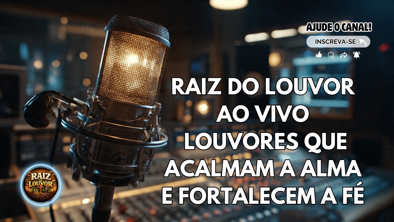 🎙️ RAIZ DO LOUVOR AO VIVO | Louvores Que Acalmam a Alma e Fortalecem a Fé 🙏🔥