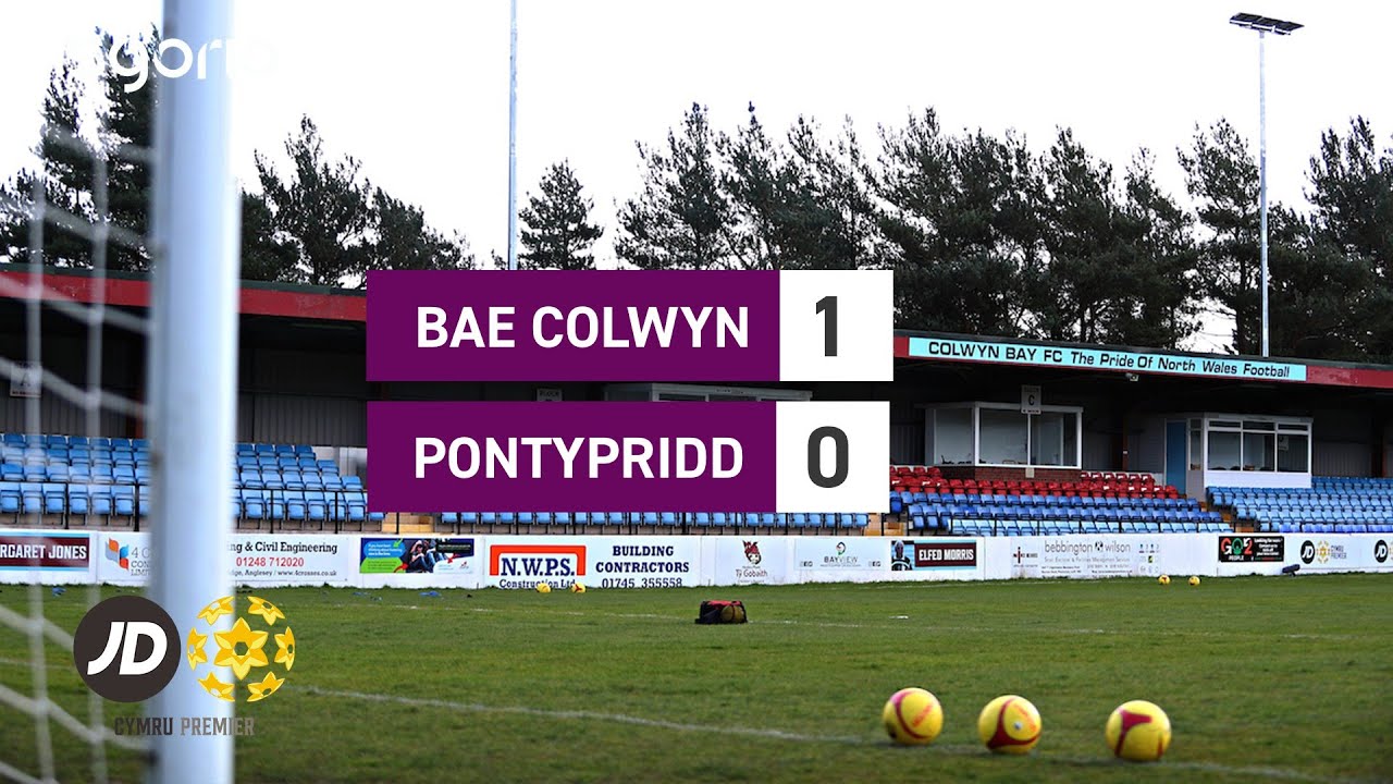 Uchafbwyntiau ac ymateb  Bae Colwyn 1-0 Pontypridd