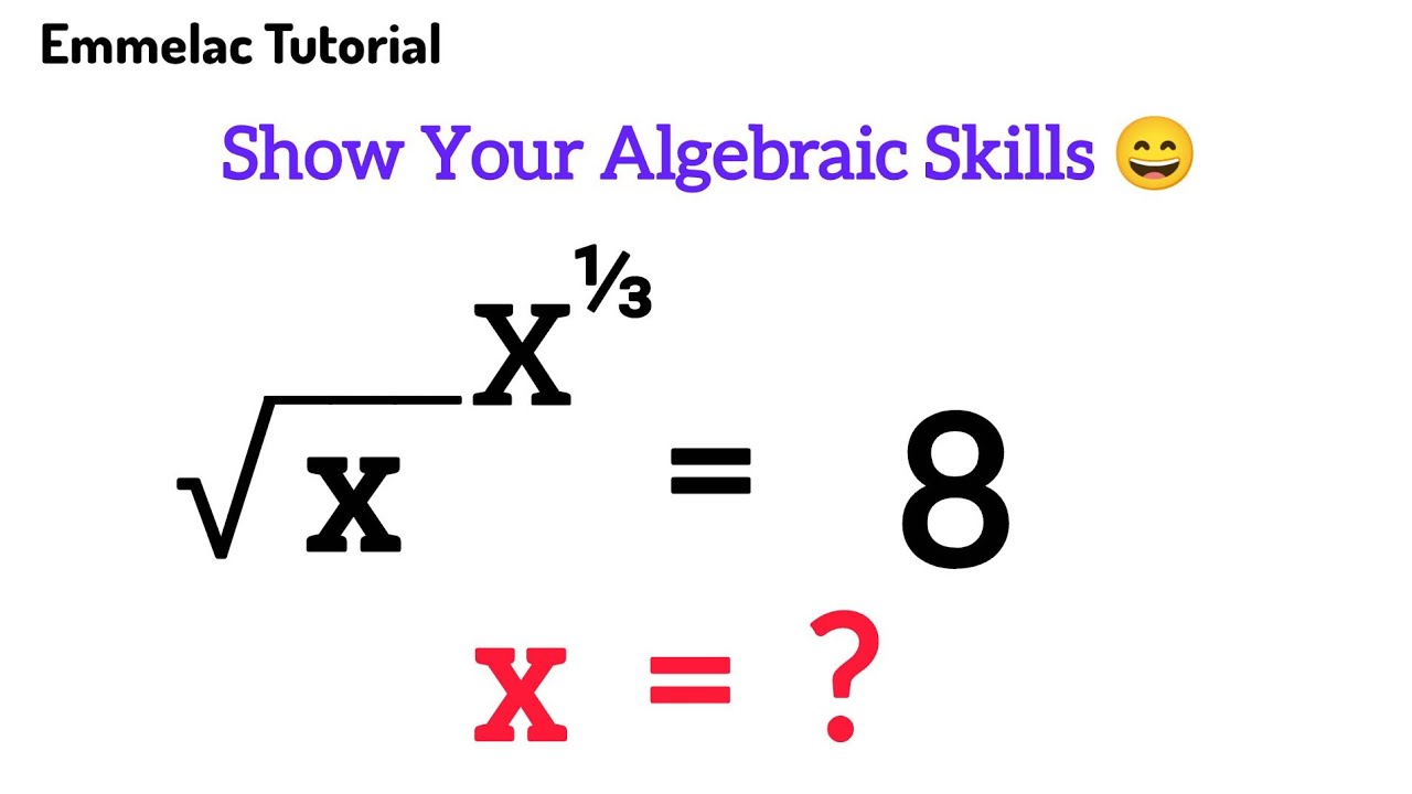 Confusing Exponential Equation | Can you Show your Algebraic Skills?
