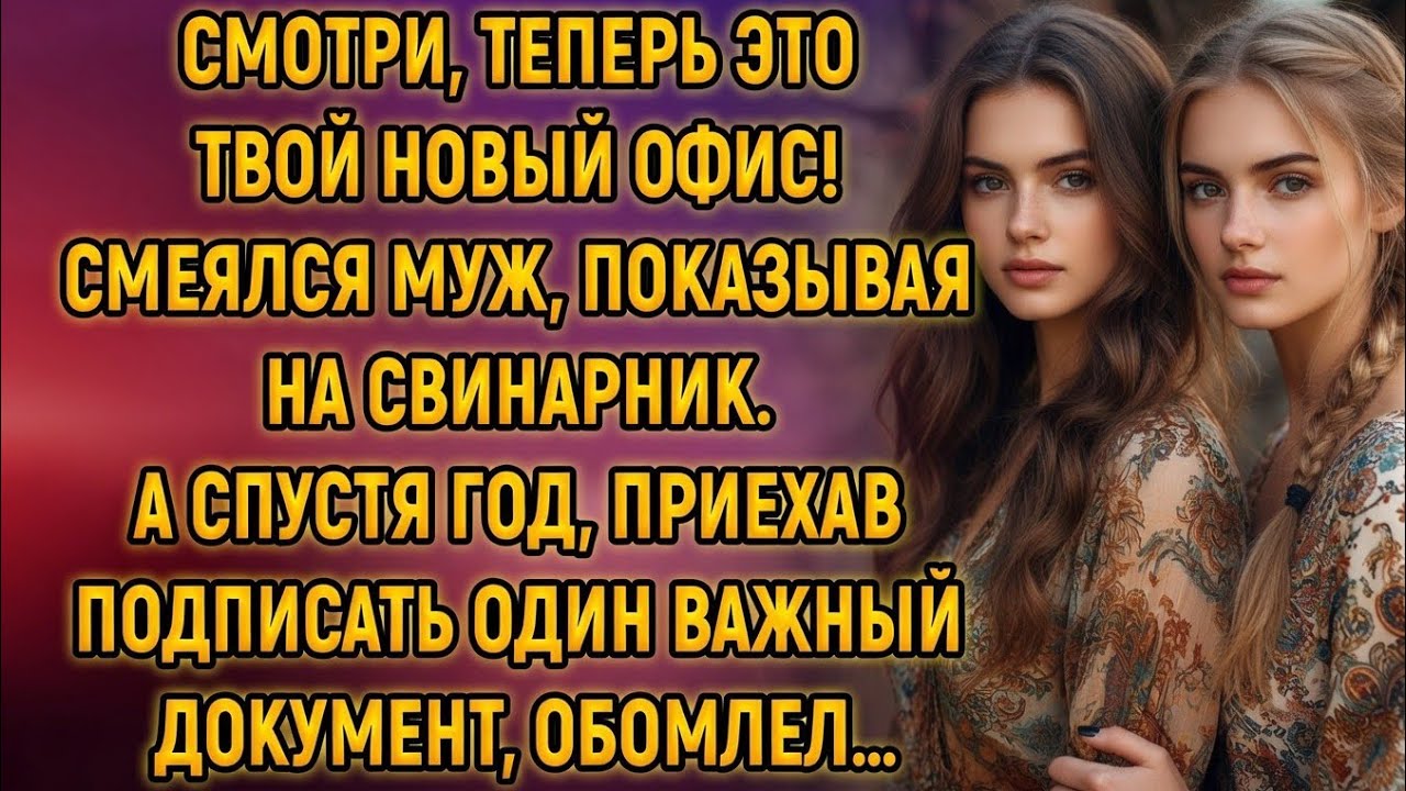 «Смотри, теперь это твой новый офис!» — смеялся муж. А спустя год, приехав… он замер