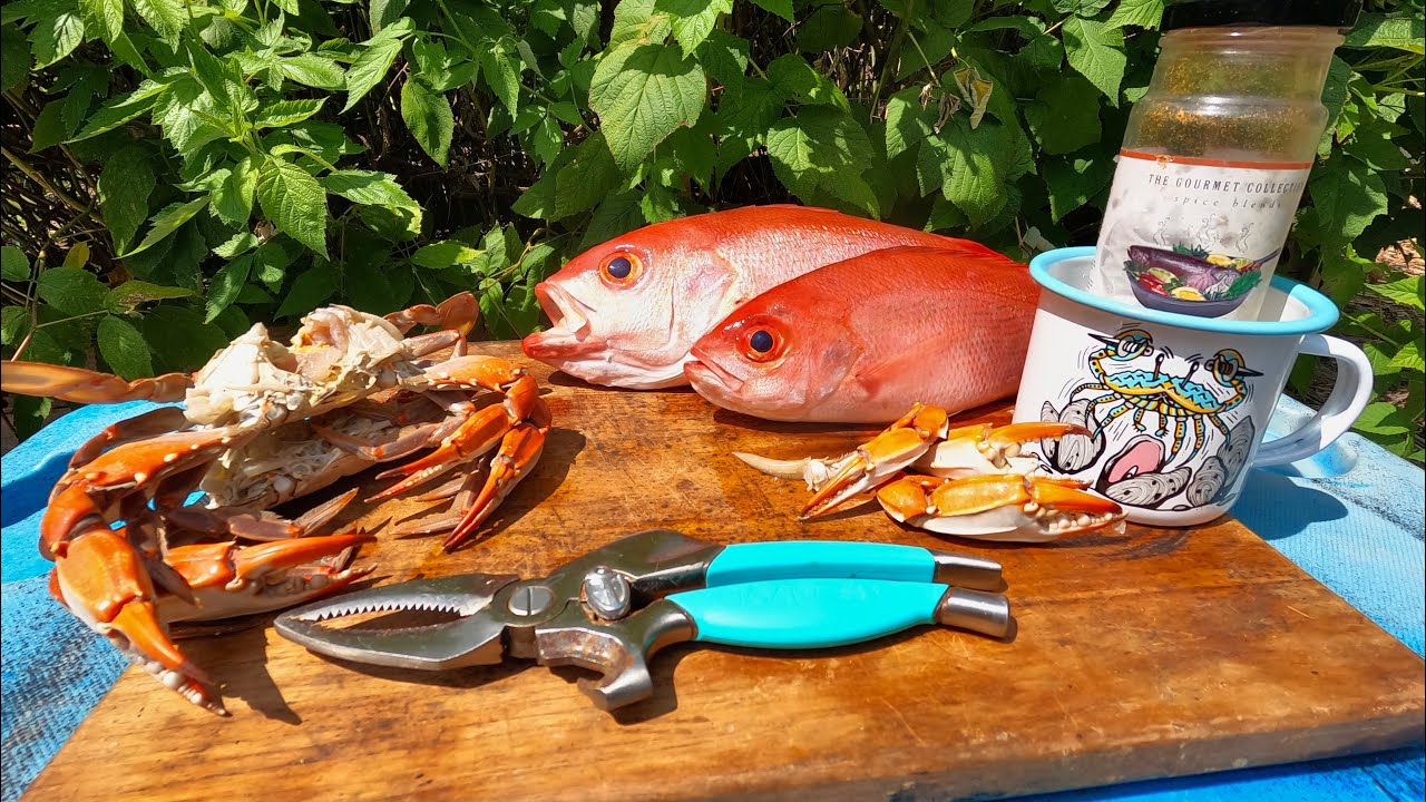 Прибрежная и морская рыбалка и ловля крабов. Поймай и приготовь!