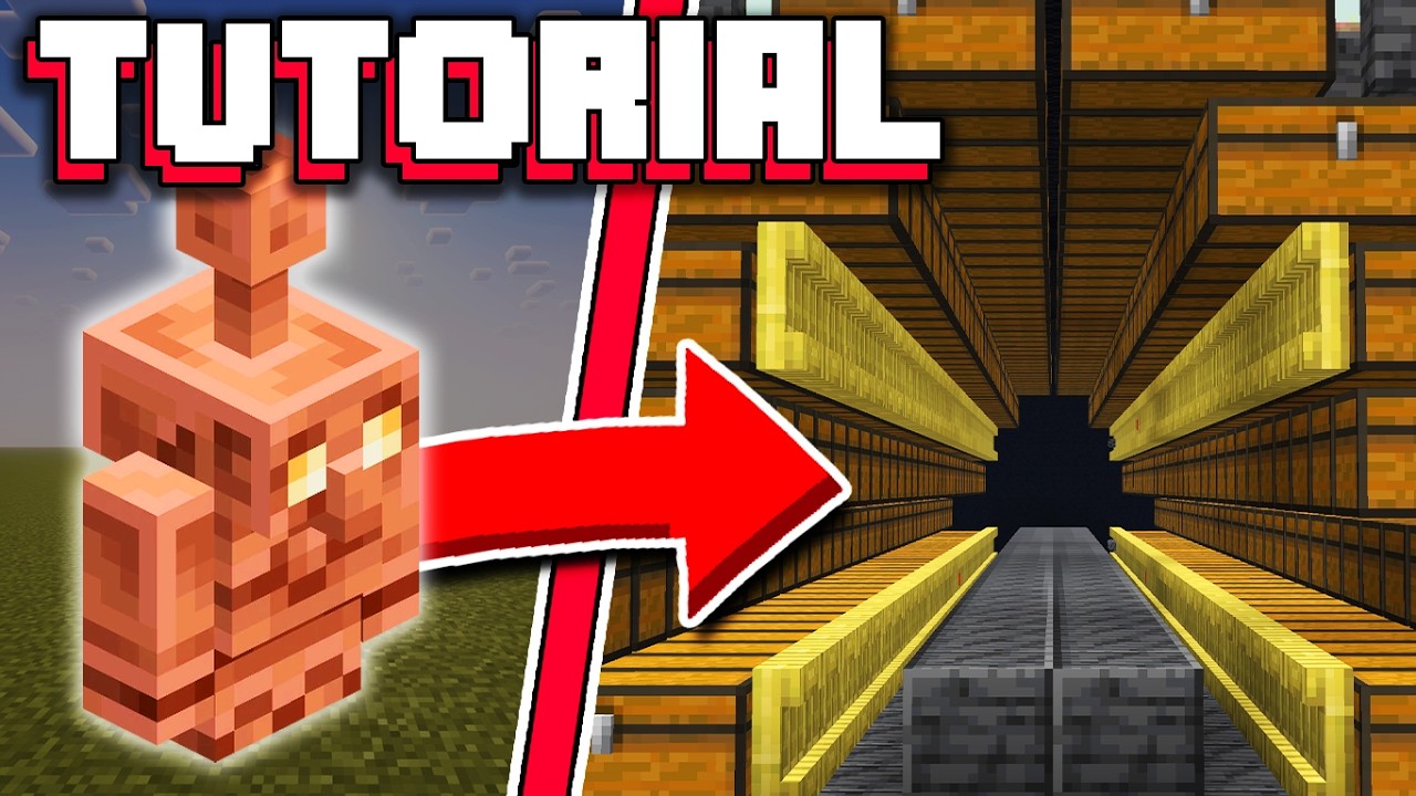 Magazzino Automatico Definitivo con Copper Golem - 8000 Item/h | Tutorial - SOLO JAVA