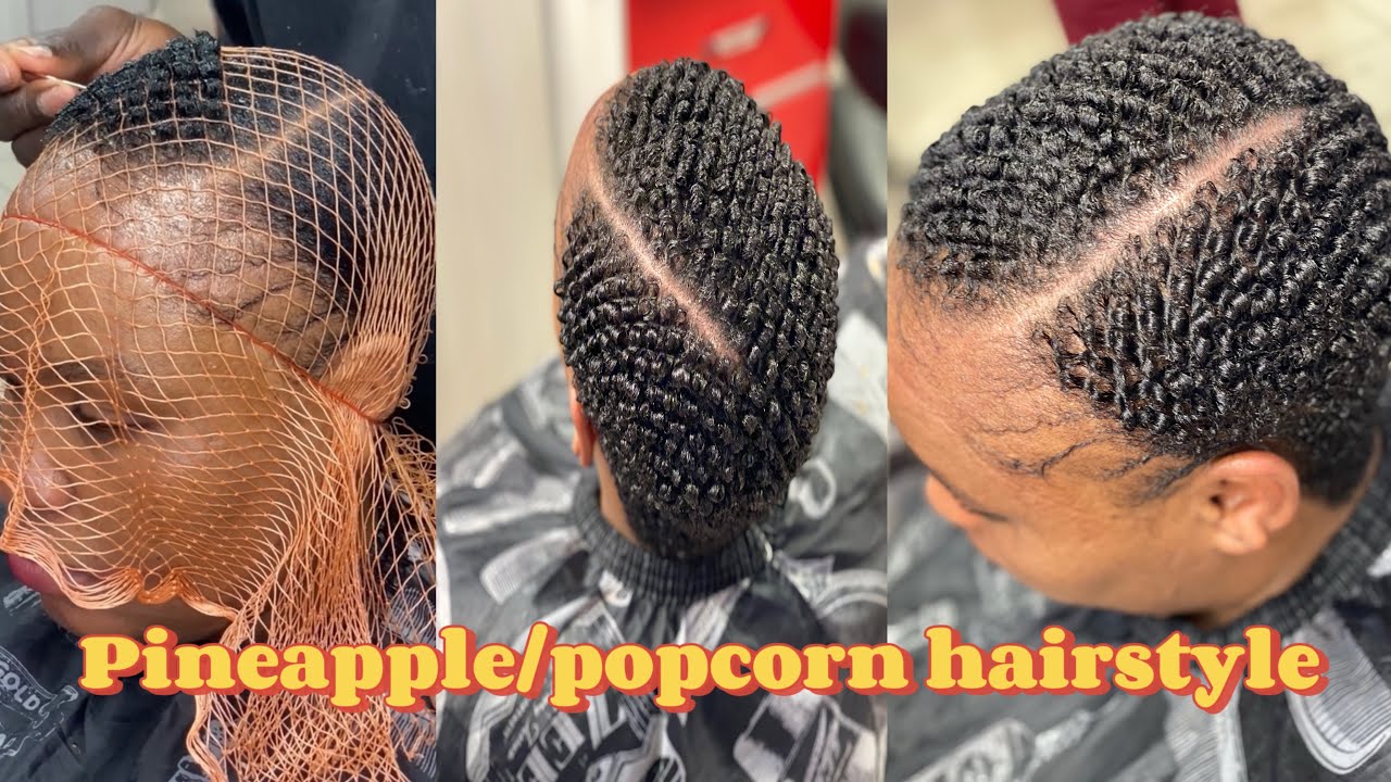 PINEAPPLE OR POPCORN HAIRSTYLE TUTORIAL GUIDE