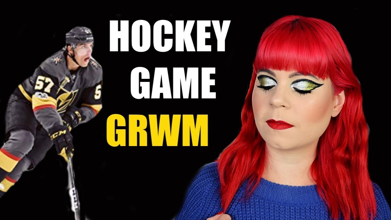 GRWM for a Vegas Golden Knights hockey game 🏒