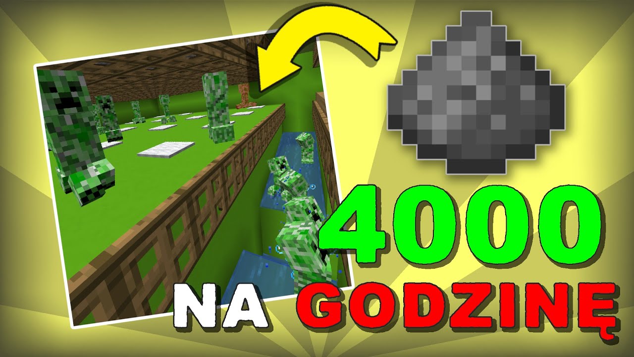 Farma Prochu Minecraft JAVA 1.21.8 (farma Creeperów)