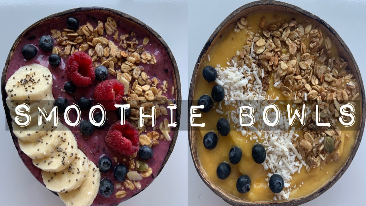 SMOOTHIE BOWLS | 7 RECETAS FÁCILES Y DELICIOSAS