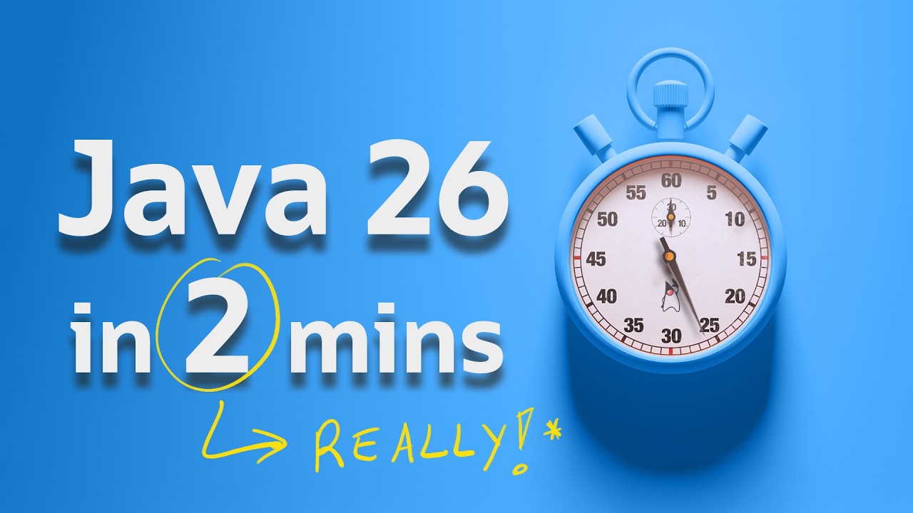 Java 26 w zdecydowanie MNIEJ NIŻ 3 minuty