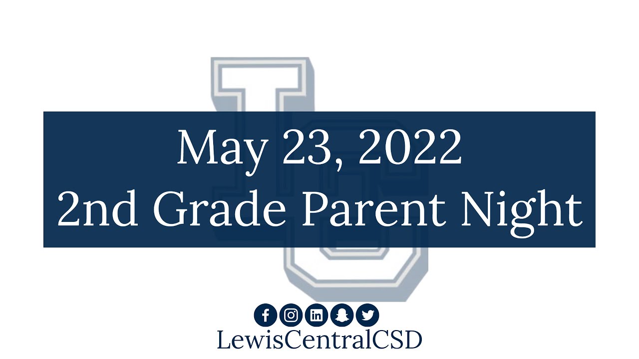 2nd Grade Parent Night