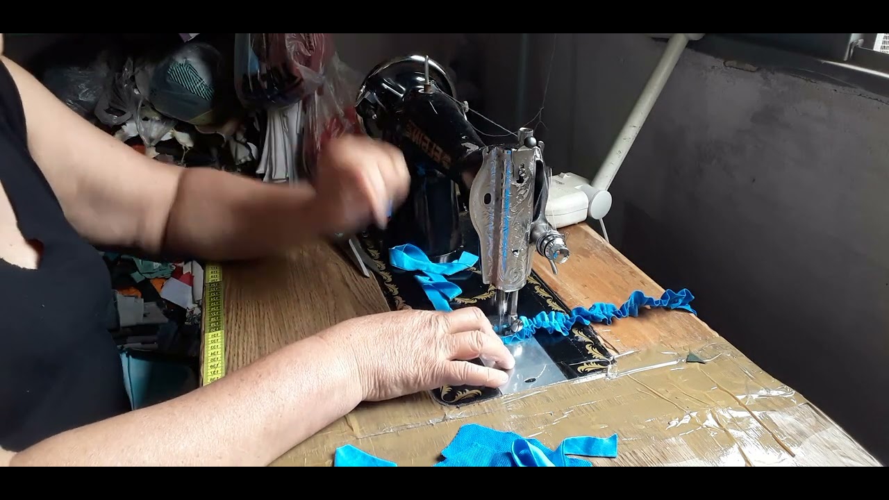 franzido frufru só com regulagem da máquina