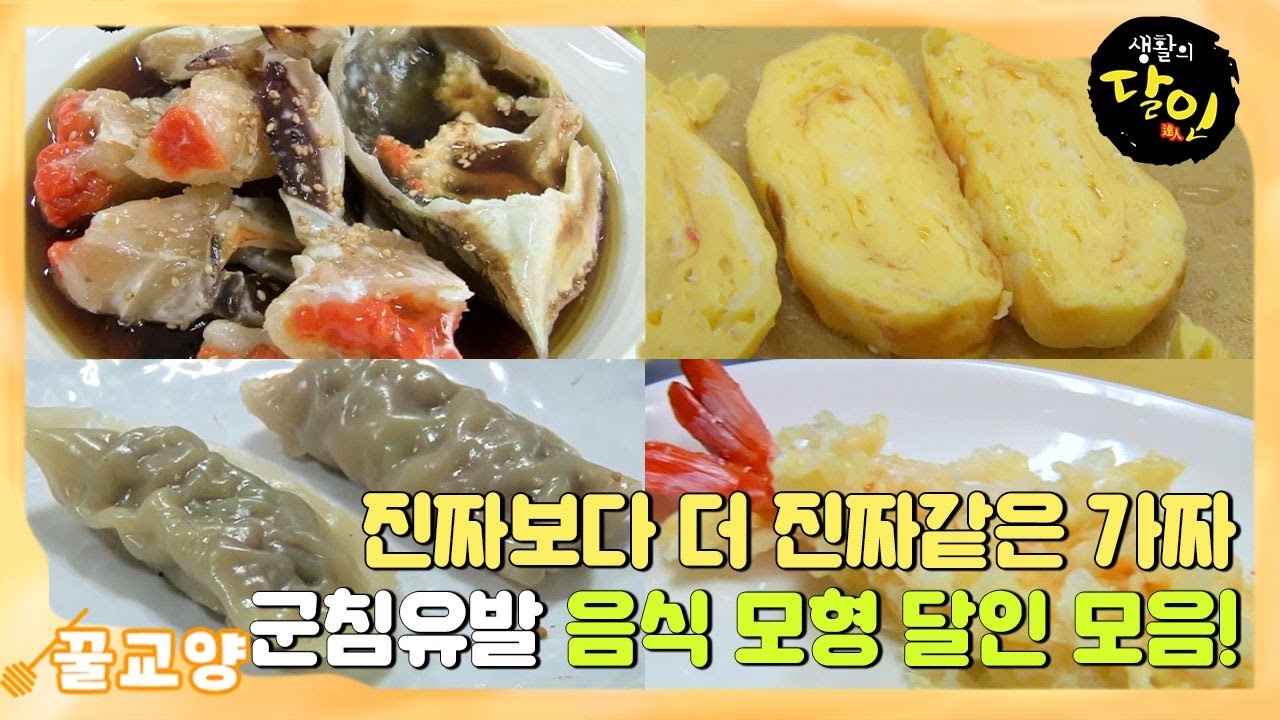 [꿀교양] 진짜보다 더 진짜같은 가짜! 🤤군침유발 음식 모형 달인 모음🍜ㅣ생활의 달인(A Master Of Living)ㅣSBS Story