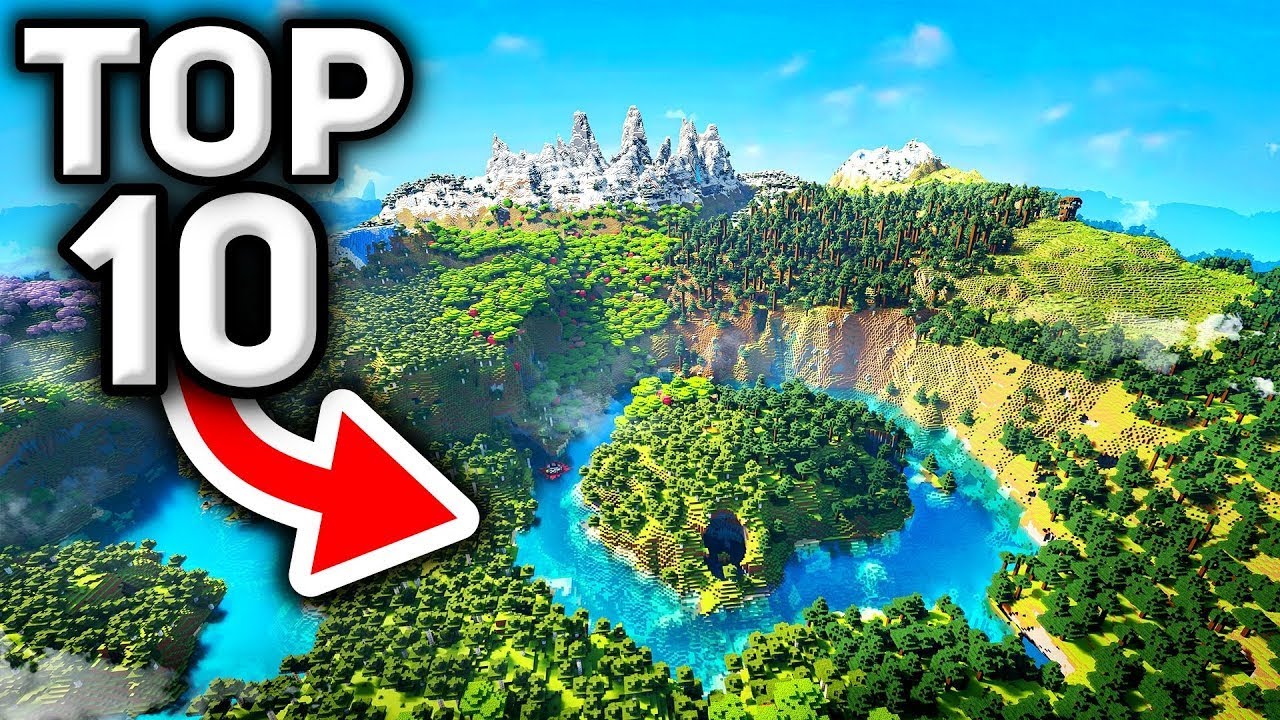 NEW Топ 10 лучших сидов Minecraft 1.21! ( Minecraft Bedrock Edition Seeds) Озвучка на Русском