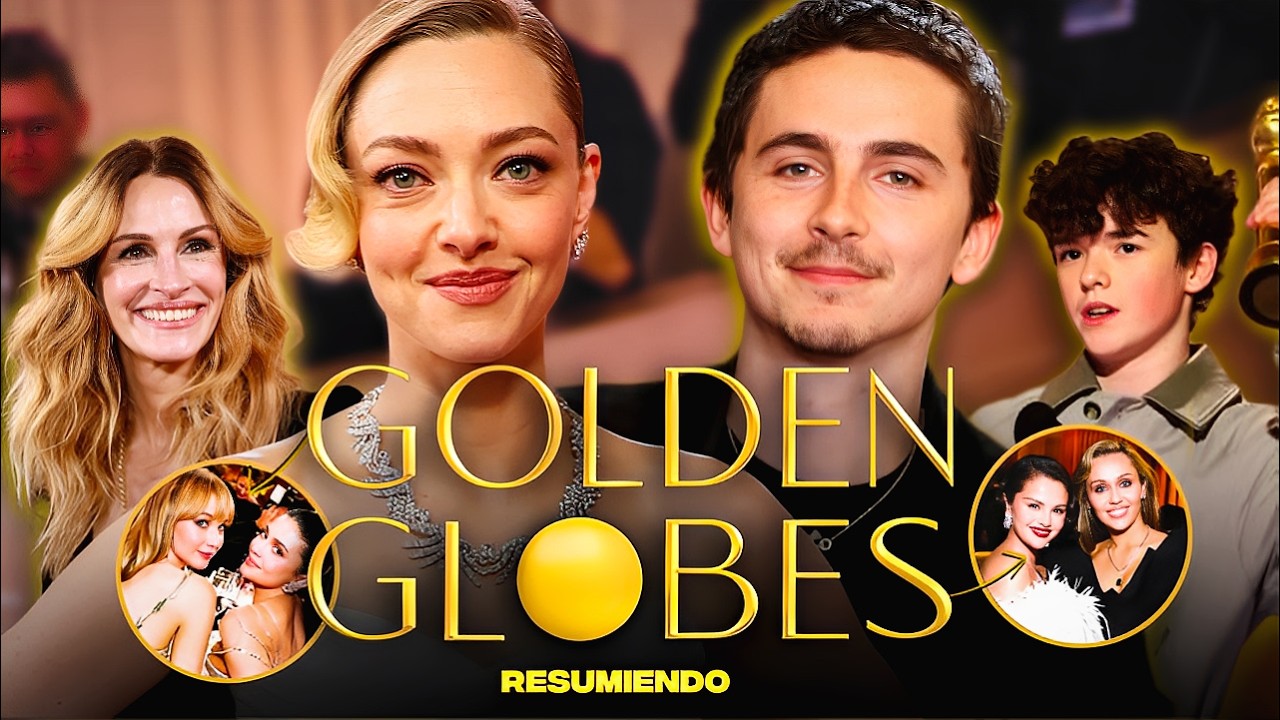 GLOBOS DE ORO 2026: GANADORES y MEJORES MOMENTOS de la gala