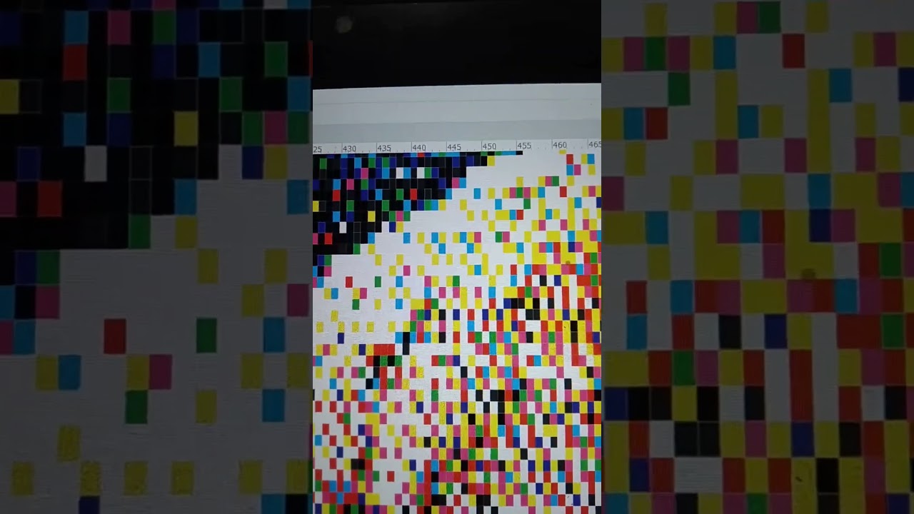 convert color full image in  jacquard faile #jacquard #pixel #nfts