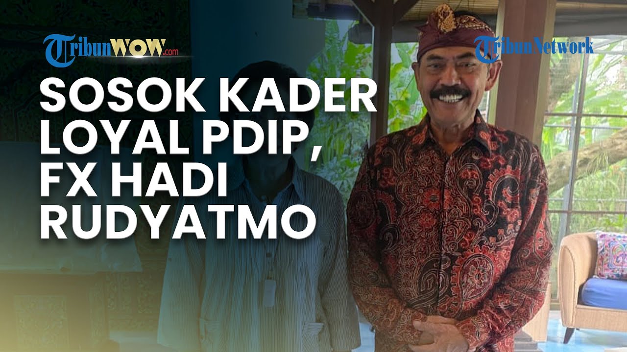 INI DIA SOSOK FX RUDY, Peraih Medali Kehormatan Kader Loyal PDIP dari Megawati, Gabung sejak 1977