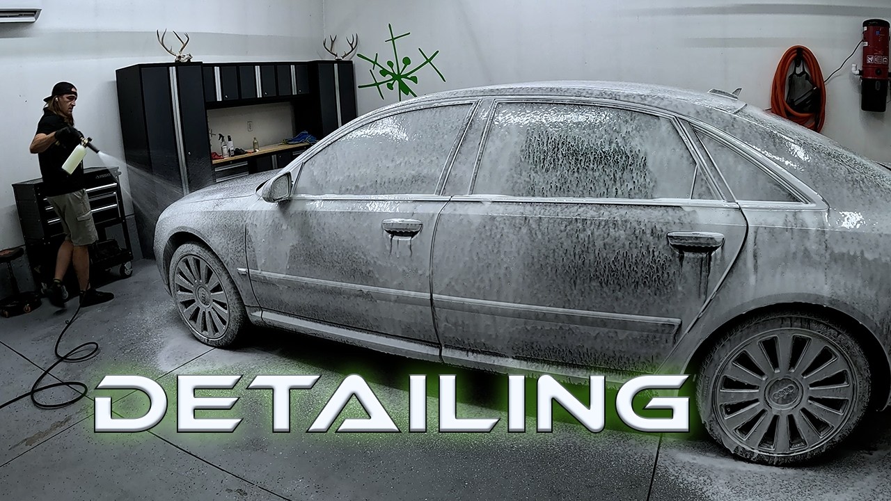 '05 Audi A8 Full Detail | What 20 years can do to a car #prey4snow #prey4snowautodetailing