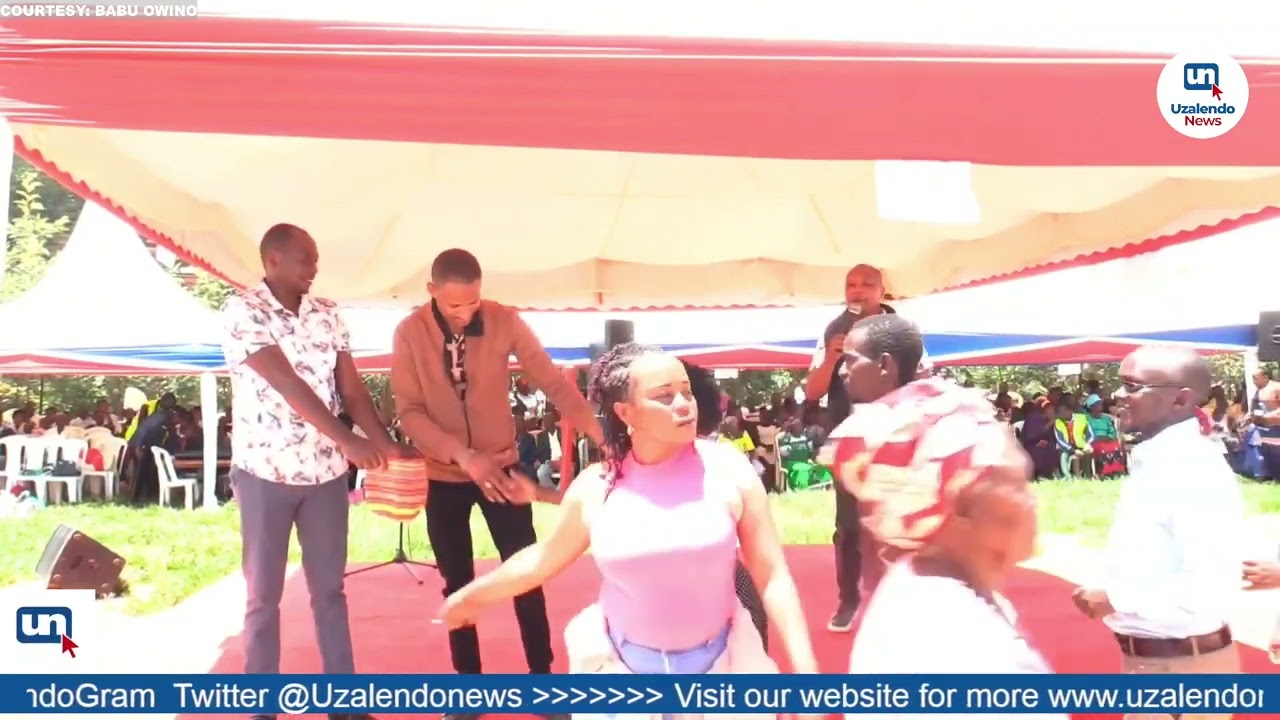 Babu Owino storms Ukambani, receives overwhelming support in Kaiti