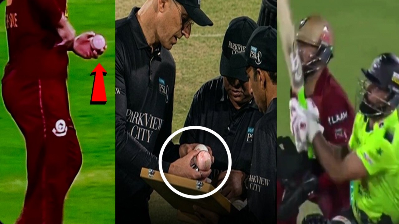 Ball Turned into Pink Color in PSL 1st Match due to Jersey, Shocked Everyone | PSL Pink Ball