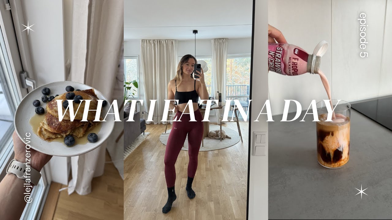 VAD JAG ÄTER PÅ EN DAG | 120g protein & hälsosam balans