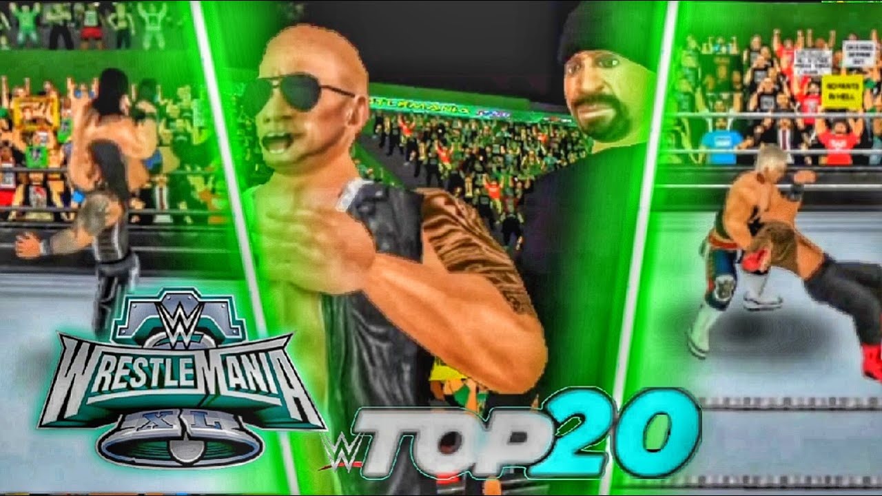 Wr3d WrestleMania Top20 Moments #wr3d #wr3dtop20 #wrestlemania
