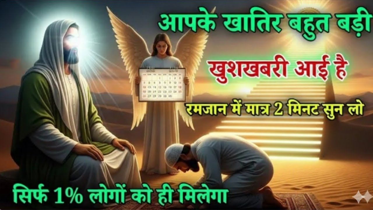 ✨26 February 2026 इस रमजान में खुशखबरी मिलने वाली है। अल्लाह का पैगाम।#allah 