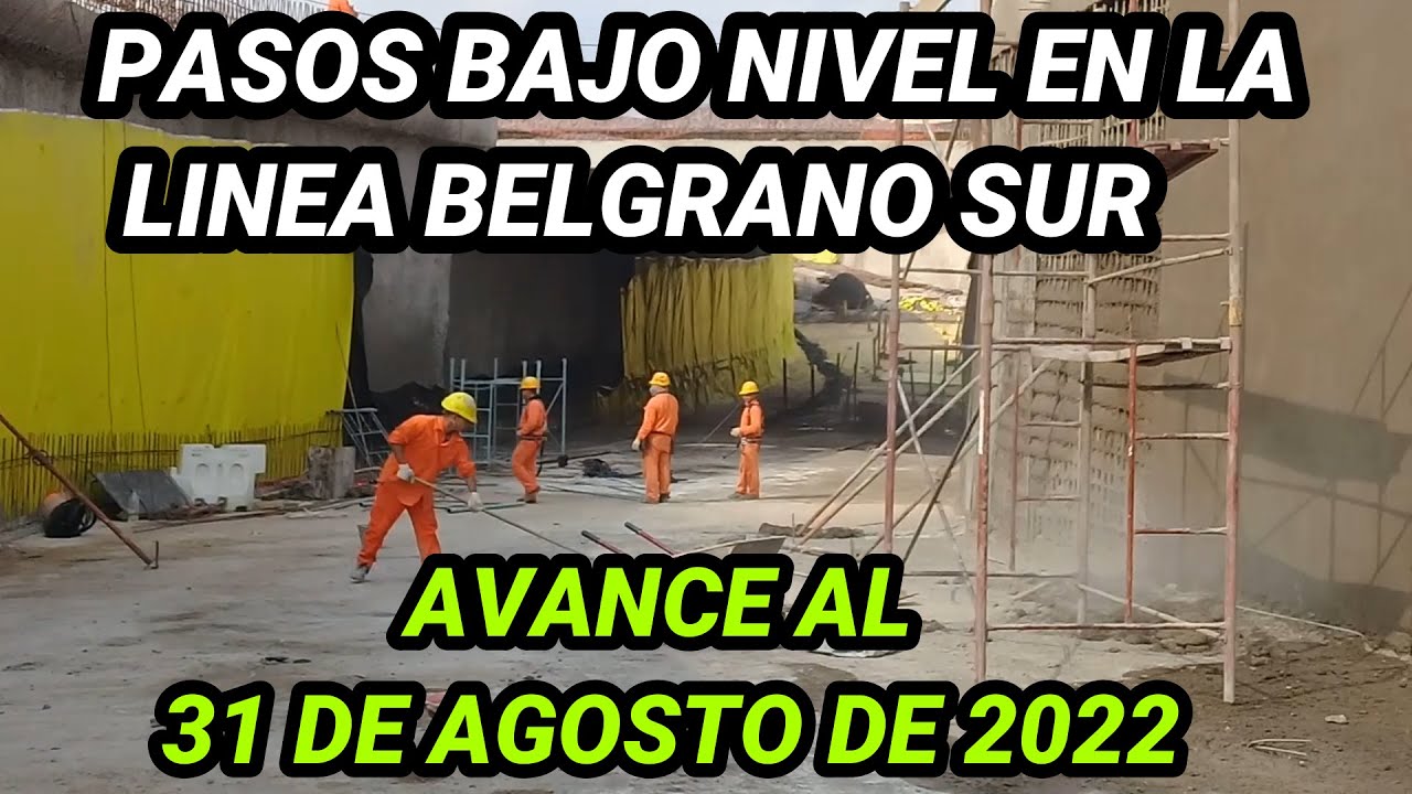 306 PASOS BAJO NIVEL  EN LA LINEA BELGRANO SUR, CON 
