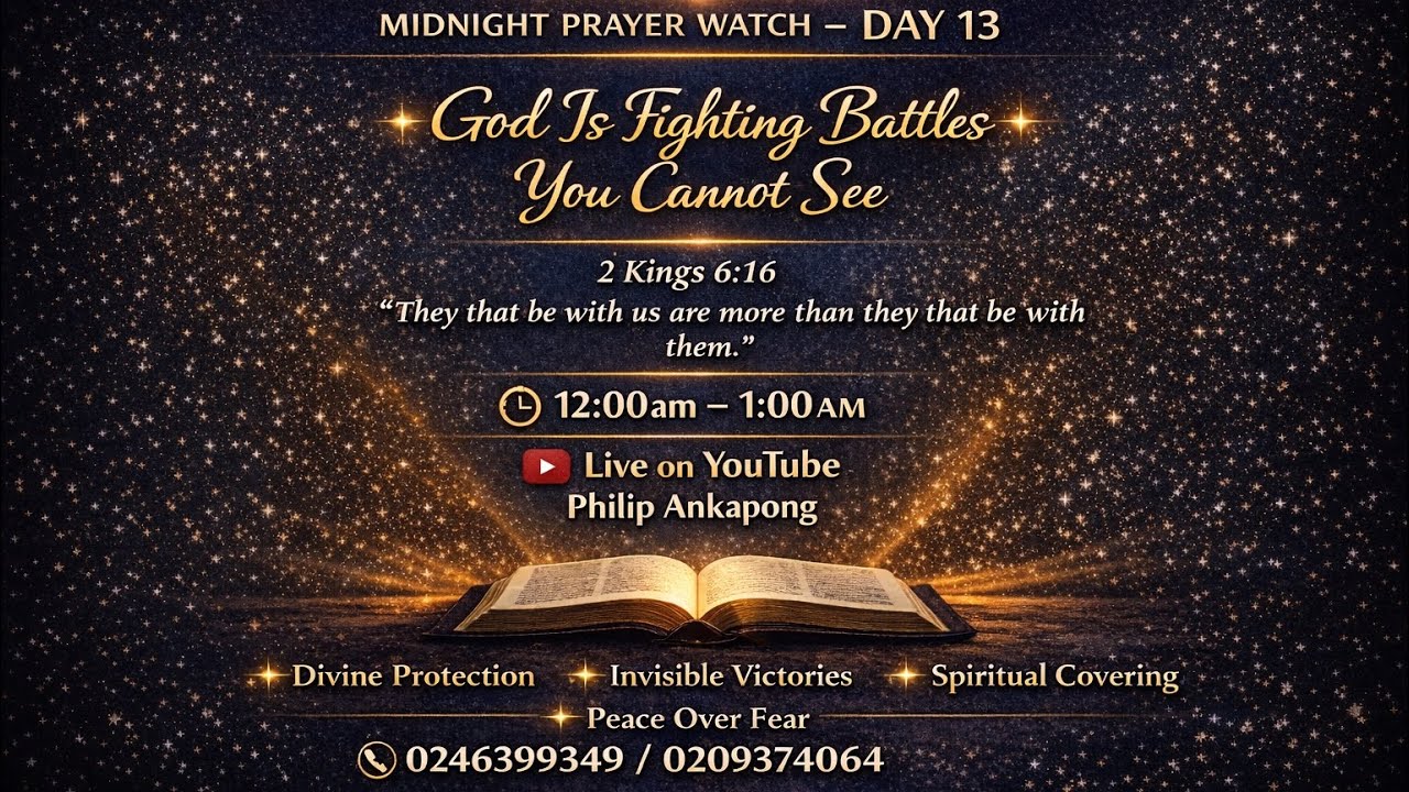 Midnight Prayer Watch | Day 13 bb 2 kings 6:16