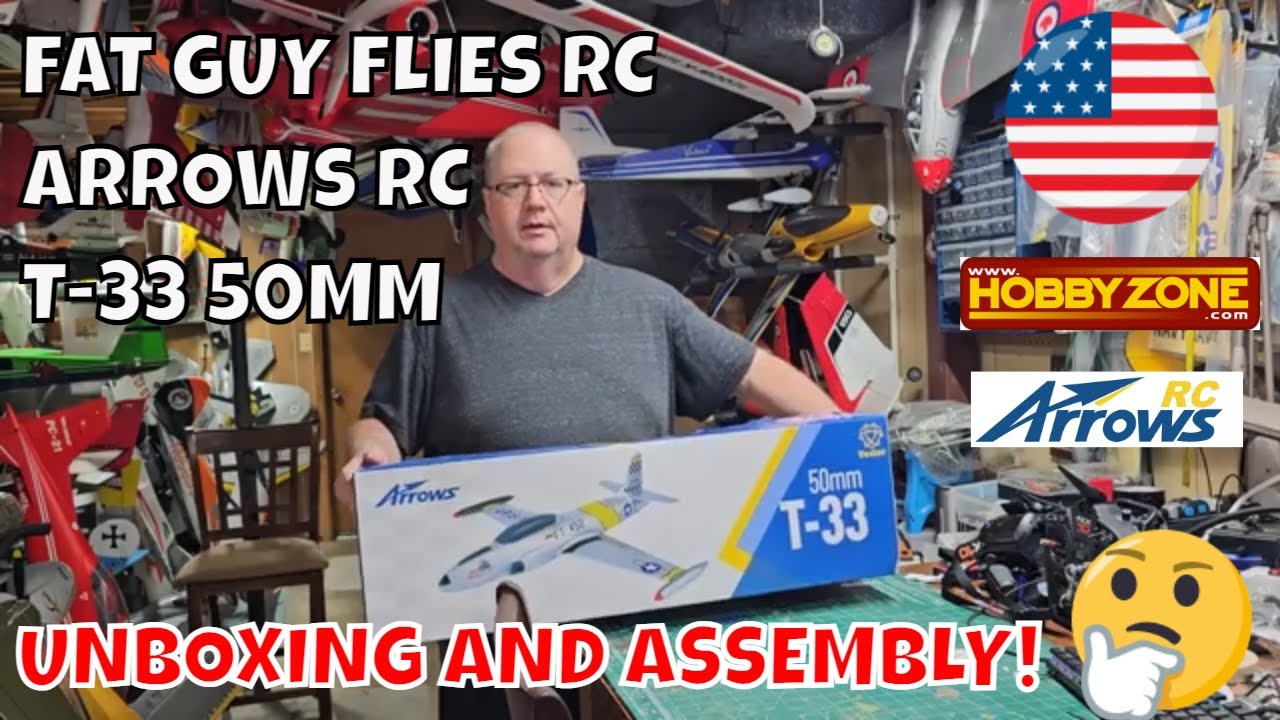 ARROWS RC T-33 50MM UNBOX AND ASSEMBLY by Fat Guy Flies RC