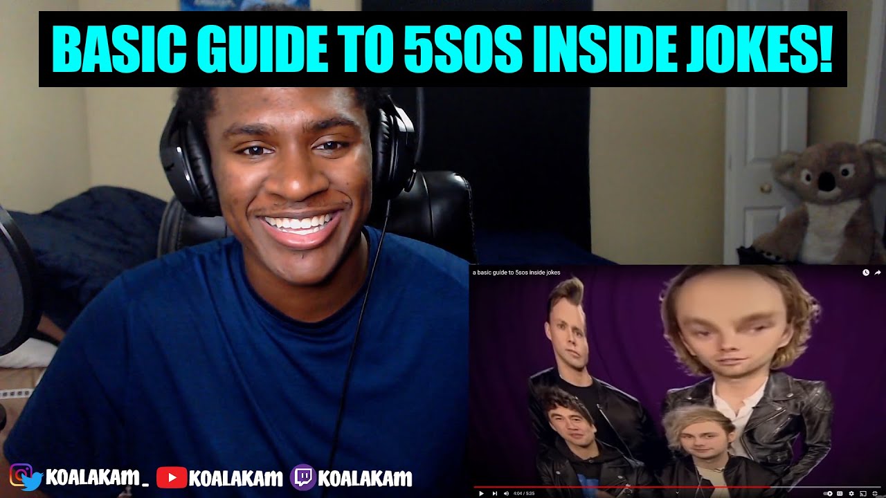 a basic guide to 5sos inside jokes (reaction)