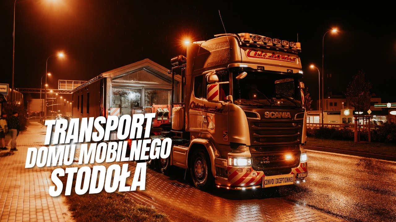 Transport domu mobilnego?! Zobacz jak robi to TransDor Chlechowicz 😲