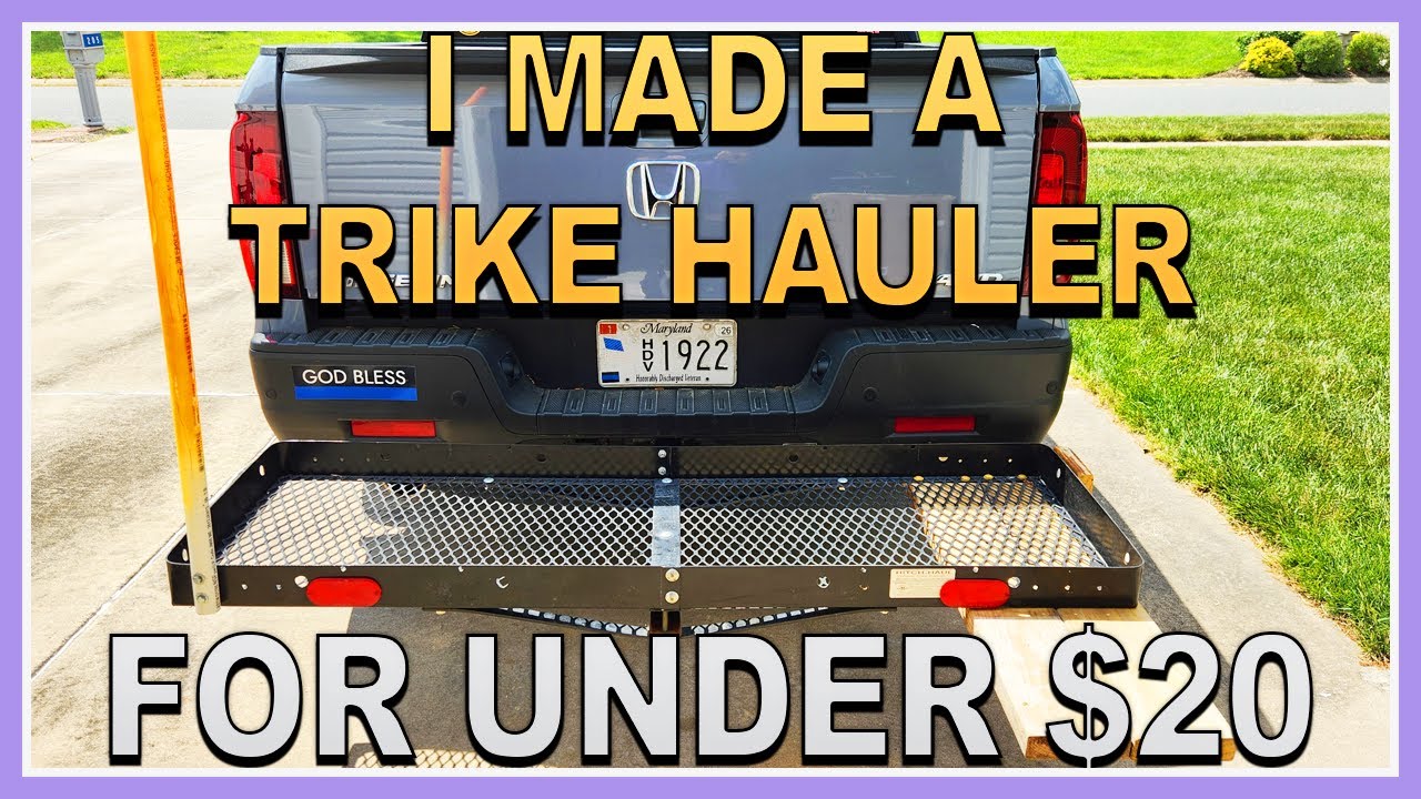 HITCHHAUL modification so you can easily load and transport your Trike.  Stay Young...Live Electric!