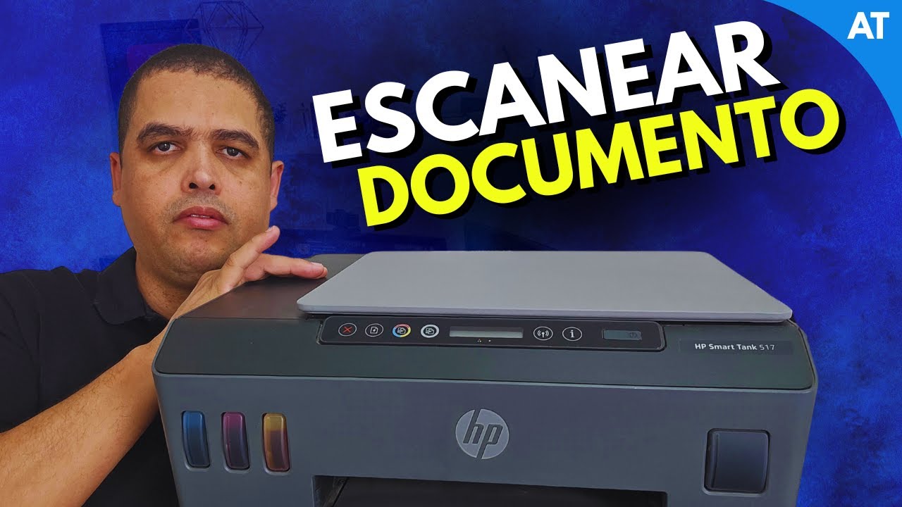 Como ESCANEAR DOCUMENTO OU FOTO NA IMPRESSORA HP SMART TANK 517