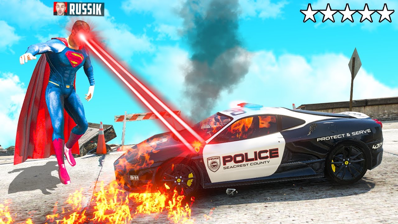 24 STUNDEN als SUPERMAN LEBEN GTA 5 RP!