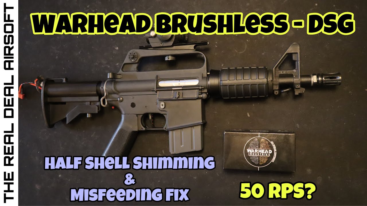 Warhead Brushless Motor x High Speed DSG Install & Test + Mis Feeding FIX
