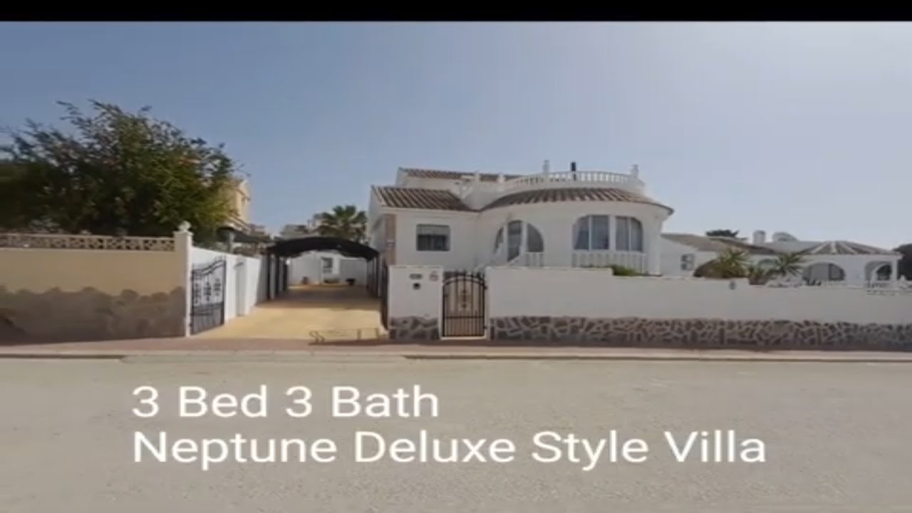 CAD1605  259,995€ Spanish property Sales Spain  Neptune Deluxe Style Camposol  Spanish villa sales