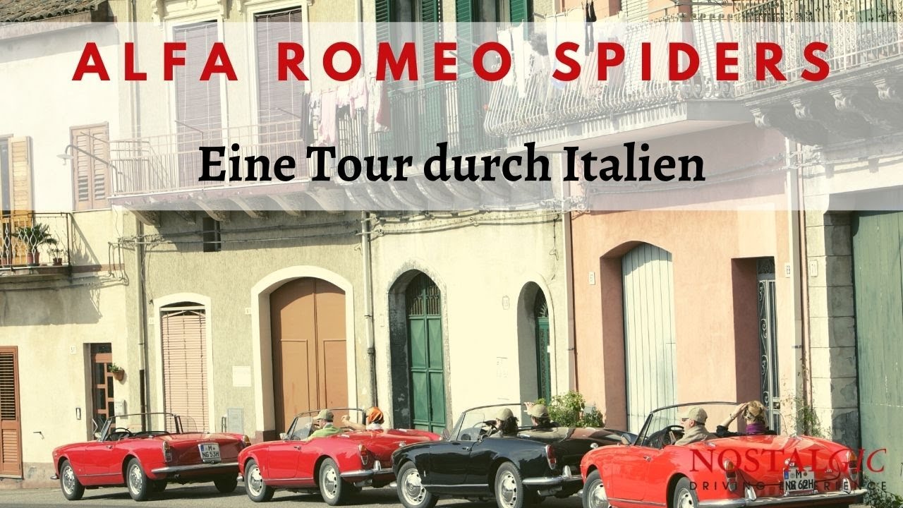 Nostalgic Oldtimerreisen - Alfa Romeo Giulia Spider & 2600 Touring Spider