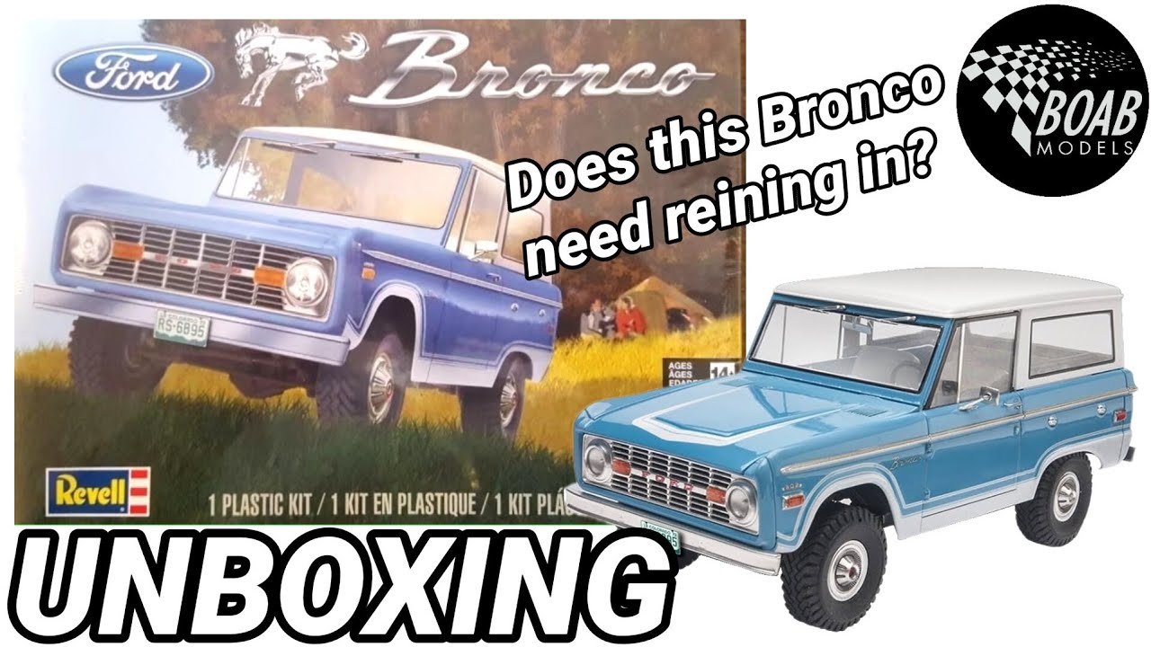 Ford Bronco 1973 Unboxing - 1/25 Revell model kit Off-Road Vehicle!