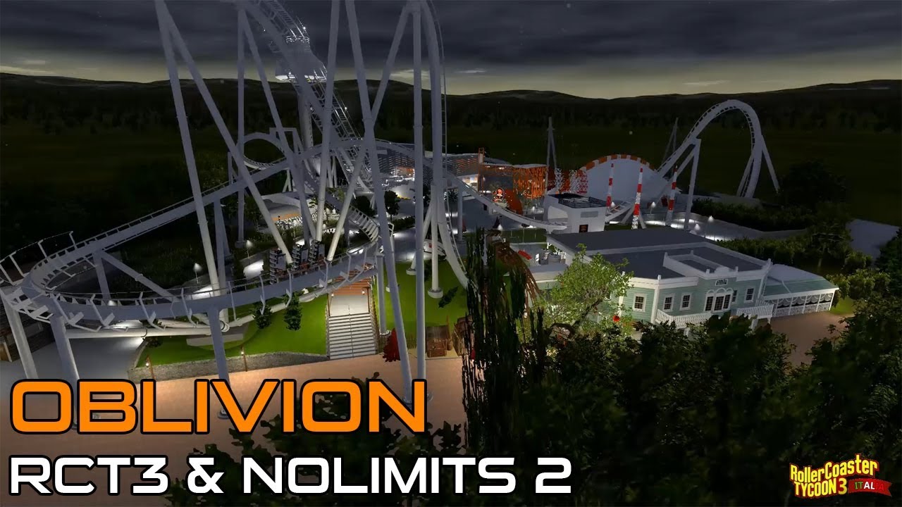 OBLIVION per RCT3 & Nolimits | Gardaland Park (Italy) | RCT3Italia.it