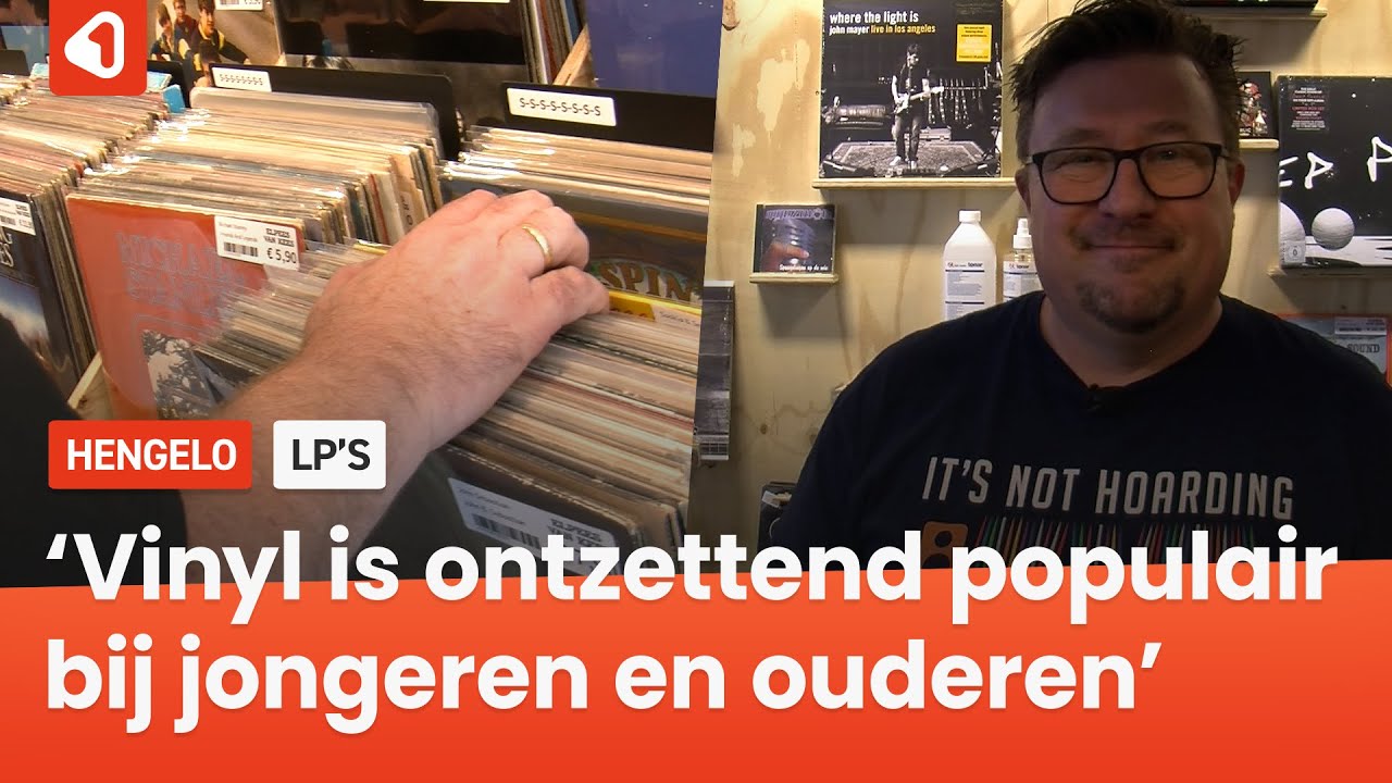 Hengeloër Ronald is eigenaar van platenzaak Elpees van Kees: 'Muziek is mijn leven'