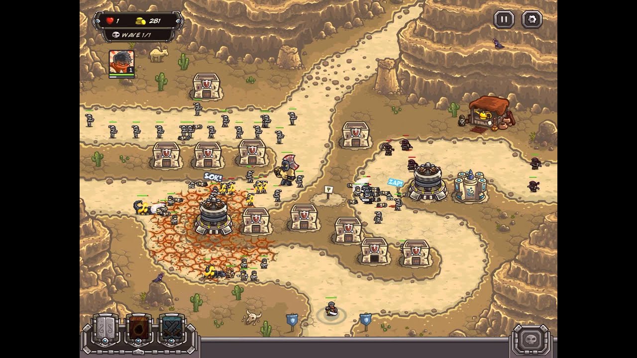 Kingdom Rush Frontiers Walkthrough / Nazeru's Gates / Iron Challenge / Veteran / 1080p60