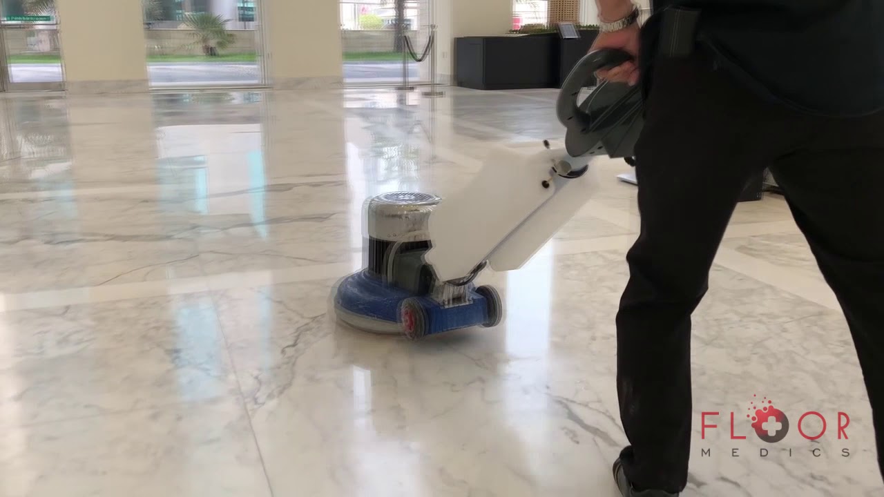 Floor Medics. RE-POLISH CREME - professional marble polishing