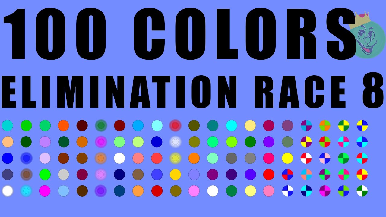 100 Colors Elimination Marble Race in Algodoo #8 \ Marble Race King