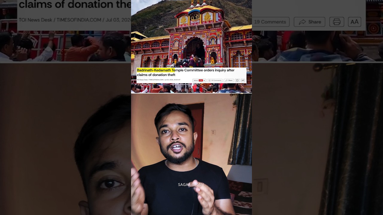 Badrinath temple donation SCAM..#youtubeshorts