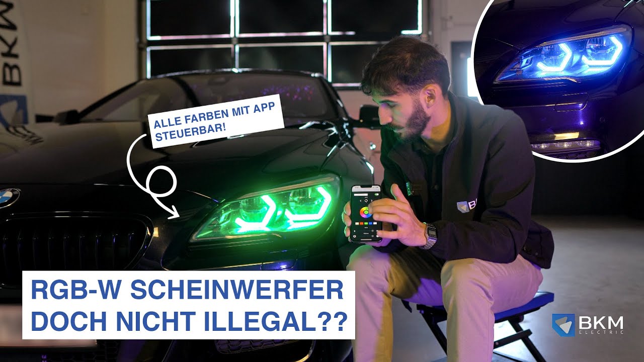 RGB-W Iconic Scheinwerfer doch nicht illegal? Wie kann das sein? Bekim verrät seine Tricks!