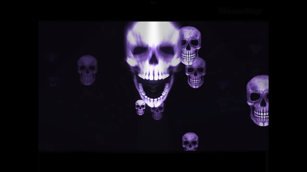 Halloween wall projection