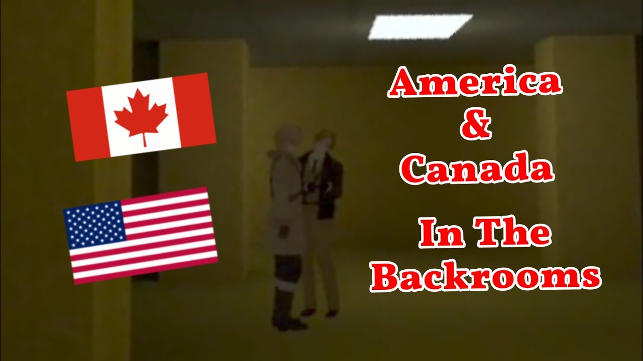 America and Canada In the Backrooms || Hetalia RP || VRChat ||