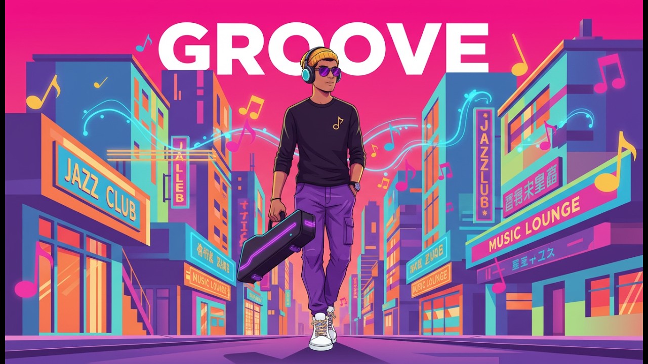 【𝐏𝐥𝐚𝐲𝐥𝐢𝐬𝐭】Violin Groove Chill✨ City Walk Jazzhop, smooth vibes relax🌕作業用BGM Vol.2