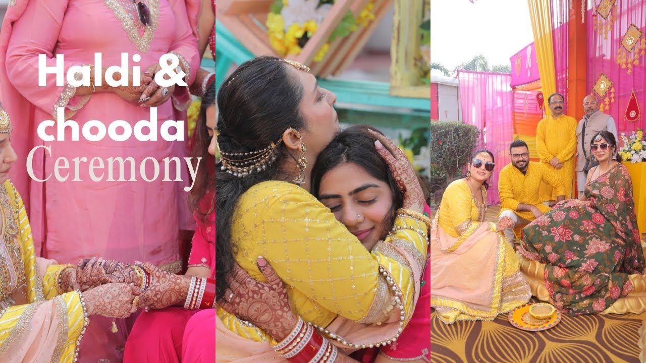 Haldi & Chooda ceremony | Sister in law’s wedding | India Vlogs