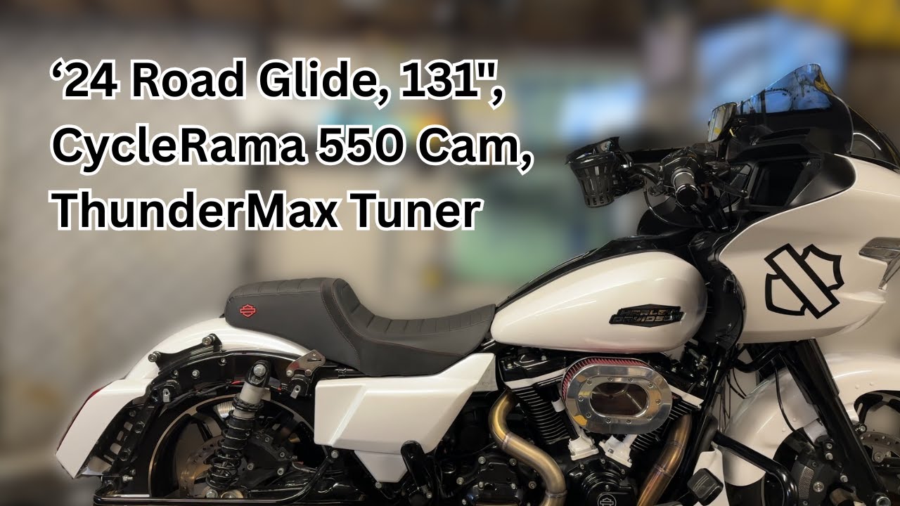 Harley Davidson Road Glide 2024 года | 131 дюйм, распредвал CycleRama 550, тюнер Thunder Max